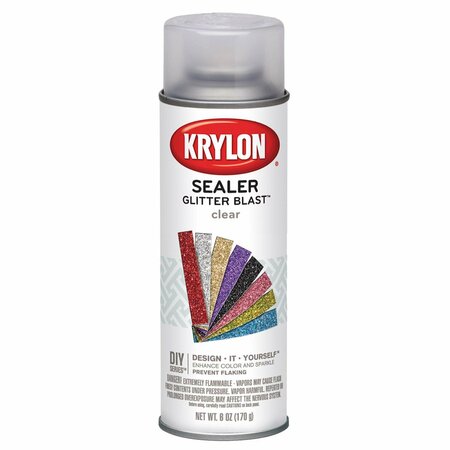 Krylon Glitter Blast Clear Spray  Paint 6 oz K03800000
